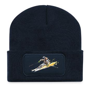 Skier - Recycled Patch Beanie - french navy - Front