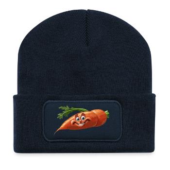 carrot - Recycled Patch Beanie - french navy - Front