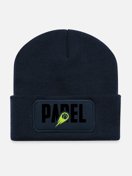 Padel - Recycelte Patch Beanie - French Navy