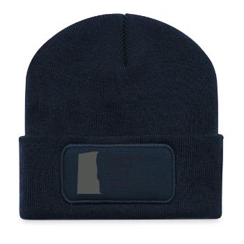 Politische Karriere: Kreissaal Hörsaal - Recycelte Patch Beanie - French Navy - Vorne