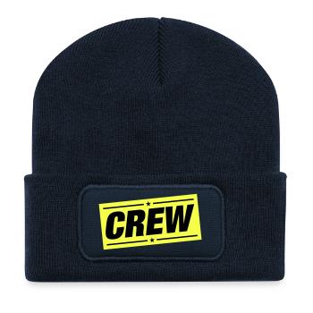Crew - Recycelte Patch Beanie - French Navy - Vorne