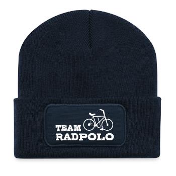 Team Radpolo Cycling Culture - Recycled Patch Beanie - french navy - Front