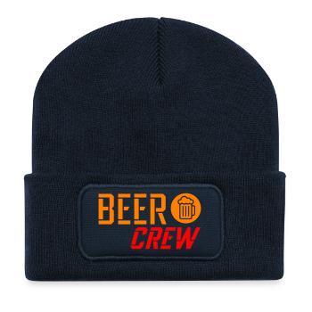 Beer Crew - Recycelte Patch Beanie - French Navy - Vorne