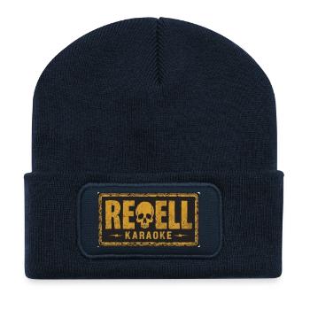 Rebellen-Karaoke. - Recycelte Patch Beanie - French Navy - Vorne