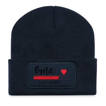 Grandma 2027 - Recycled Patch Beanie - french navy - Front