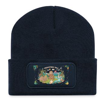 Prehistoric Pals Dino & Friends - Recycelte Patch Beanie - French Navy - Vorne