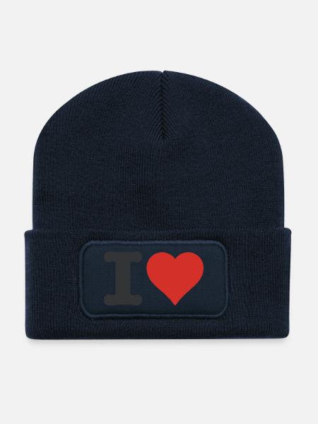 Ilove - Recycled Patch Beanie - french navy