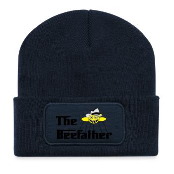 The Beefather - Recycelte Patch Beanie - French Navy - Vorne