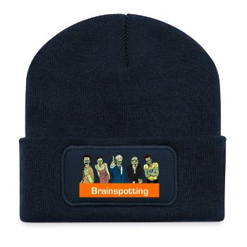 Brainspotting Zombies - Recycled Patch Beanie - french navy - Front