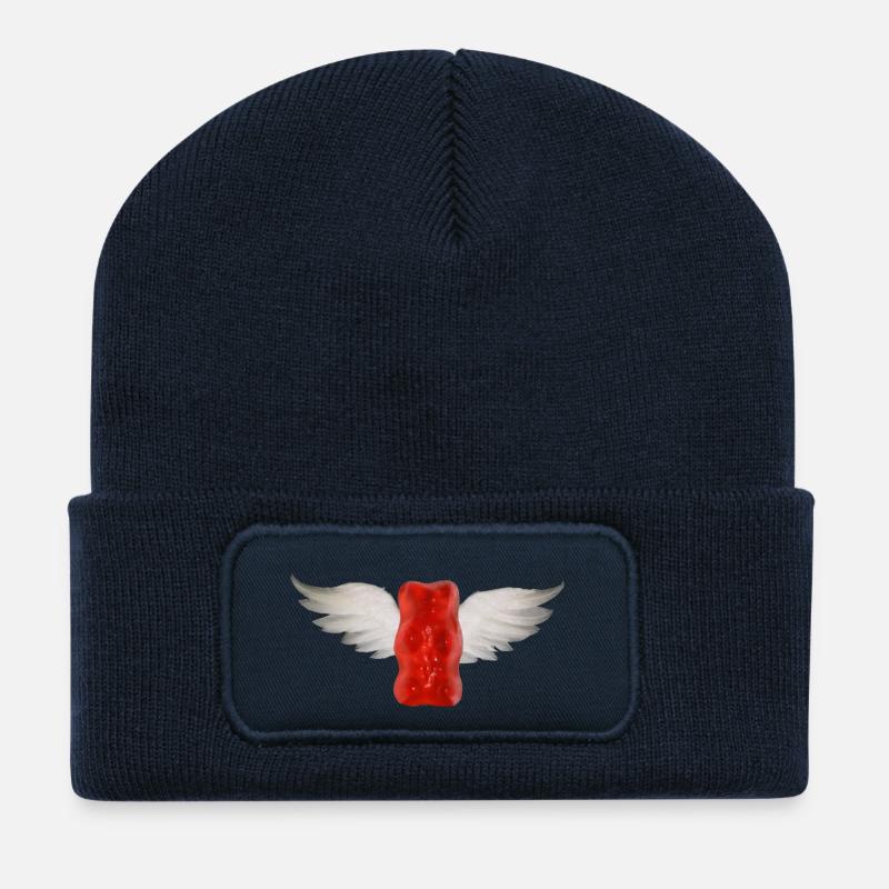 gummibaerchen_angel - Recycelte Patch Beanie - French Navy