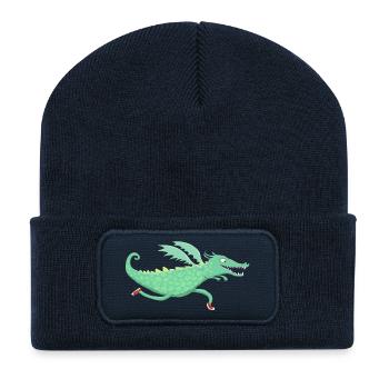 Dragon racing - Recycled Patch Beanie - french navy - Front
