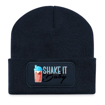 Shake it baby - Recycled Patch Beanie - french navy - Front
