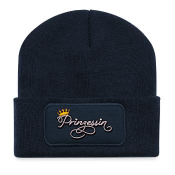princess - Recycled Patch Beanie - french navy - Front