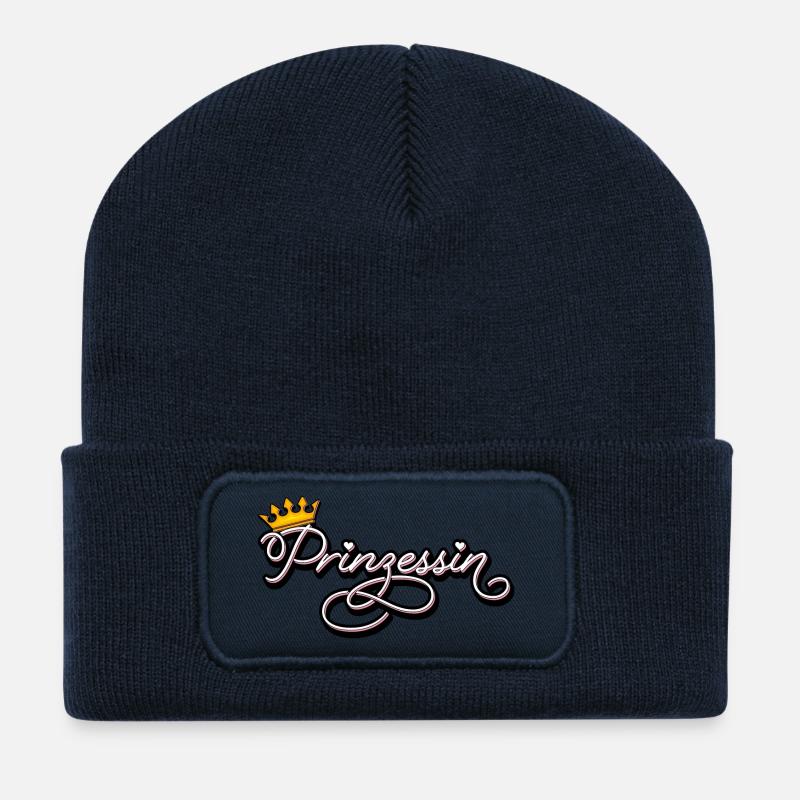 Prinzessin - Recycelte Patch Beanie - French Navy