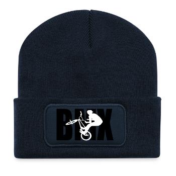 BMX - Recycelte Patch Beanie - French Navy - Vorne