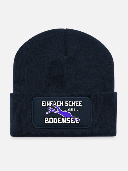 Bodensee - Recycelte Patch Beanie - French Navy