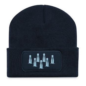 Synchronschwimmen synchronisiert swimm - Recycelte Patch Beanie - French Navy - Vorne