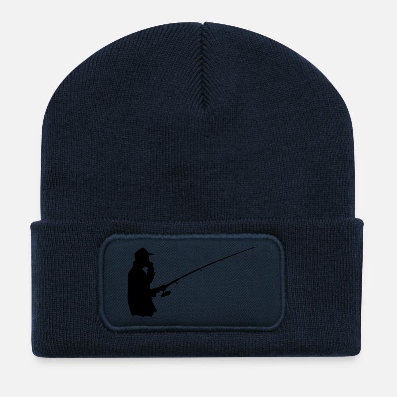 fisherman - Recycelte Patch Beanie - French Navy