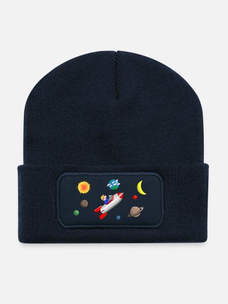Freiheit - Recycelte Patch Beanie - French Navy