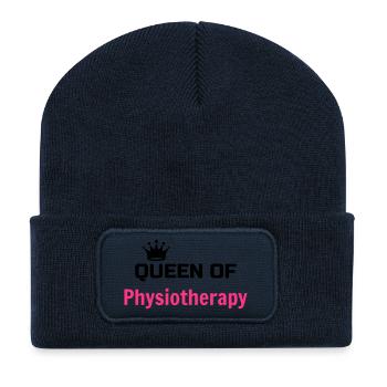 Physiotherapy Physio Krankengymnast Kiné Doctor - Recycled Patch Beanie - french navy - Front