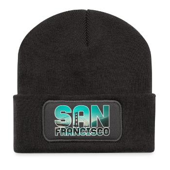 San Francisco - Beanie recyclé à patch - charbon - Devant
