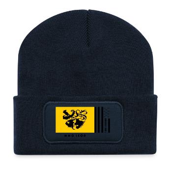 Brittany - Coat of arms Pays de Léon - Recycled Patch Beanie - french navy - Front