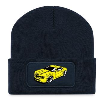 Camaro - Recycelte Patch Beanie - French Navy - Vorne
