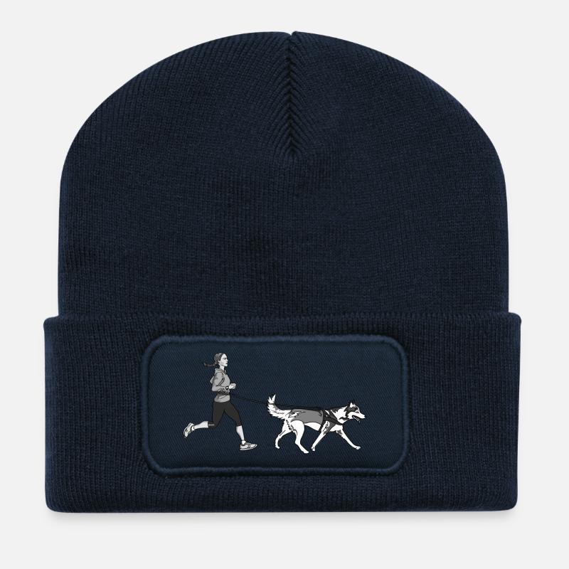 Canicross - Recycled Patch Beanie - french navy