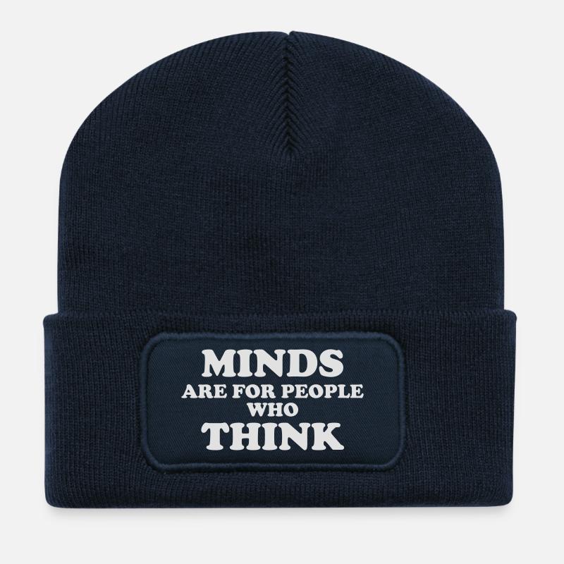 HM Murdock – Minds Are for People Who Think - Recycled Patch Beanie - french navy