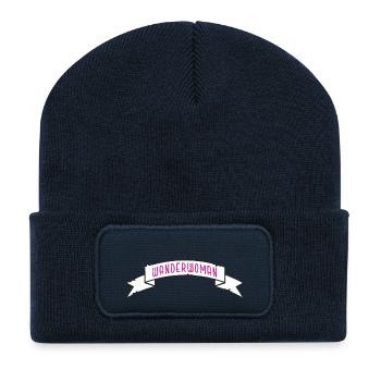 Wanderwoman Banderole Bow - Recycled Patch Beanie - french navy - Front