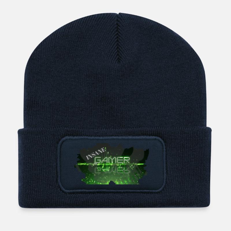 Insane - Recycelte Patch Beanie - French Navy