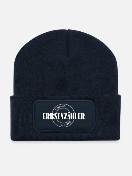 Erbsenzähler - Recycelte Patch Beanie - French Navy