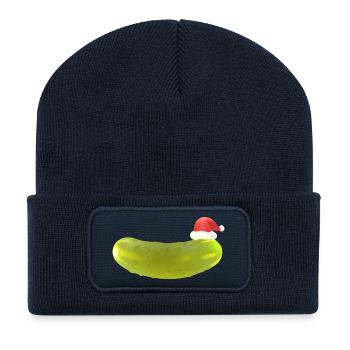 Christmas Cucumber - Recycled Patch Beanie - french navy - Front