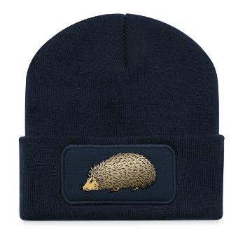 Igel - Recycelte Patch Beanie - French Navy - Vorne