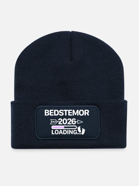Bedstemor 2026 danisch - Recycelte Patch Beanie - French Navy
