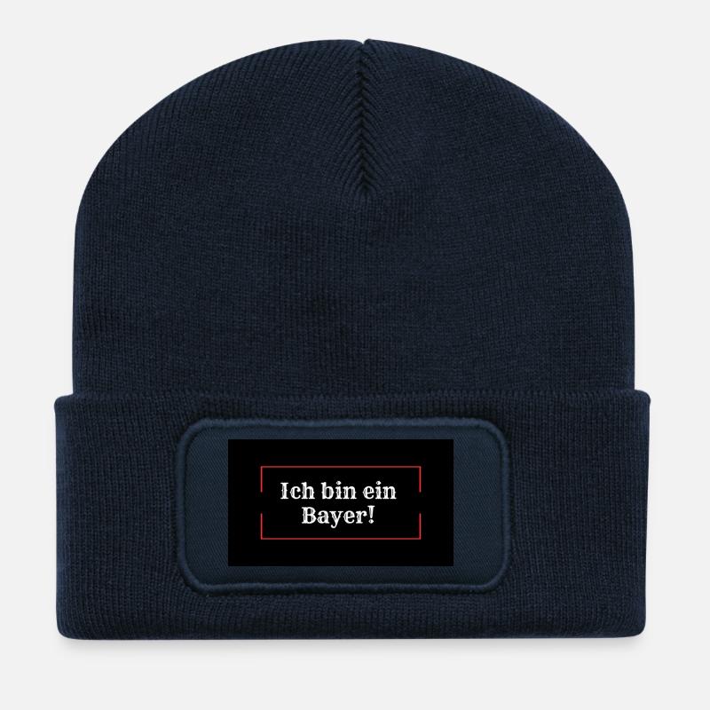 Bayern 1# - Recycelte Patch Beanie - French Navy