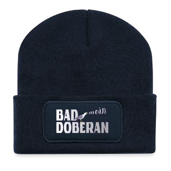 Möwe & Moin Bad Doberan Ostsee - Recycelte Patch Beanie - French Navy - Vorne