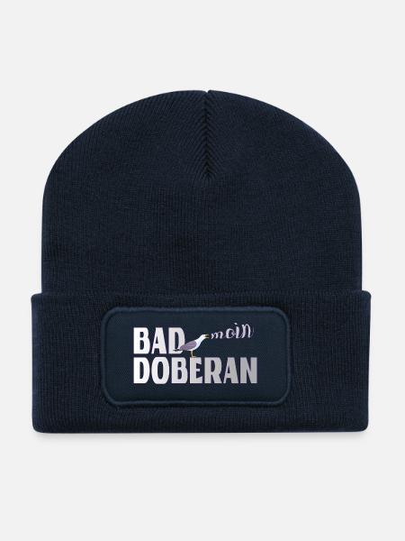 Möwe & Moin Bad Doberan Ostsee - Recycelte Patch Beanie - French Navy