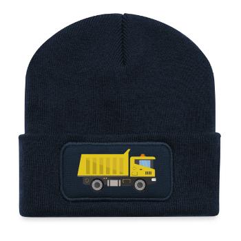 Lkw - Recycelte Patch Beanie - French Navy - Vorne