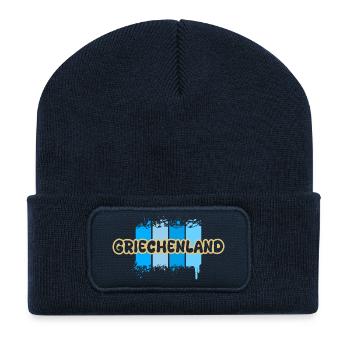 Greece as Greece - Recycled Patch Beanie - french navy - Front