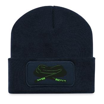 Battle Ropes Trainingsseil Icon - Recycelte Patch Beanie - French Navy - Vorne