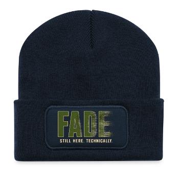 FADE – I'm still here. Technically - Recycled Patch Beanie - french navy - Front
