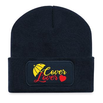 Courtier d’assurance drôle d’agent d’assurance pour l’amant - Beanie recyclé à patch - bleu marine - Devant