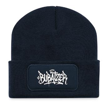 Bubatzer Graffiti - Recycled Patch Beanie - french navy - Front