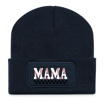 Saison de Baseball Mama - Beanie recyclé à patch - bleu marine - Devant
