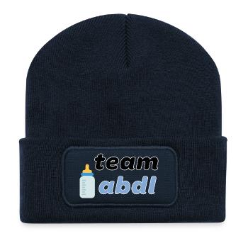 Team ABDL - Recycelte Patch Beanie - French Navy - Vorne