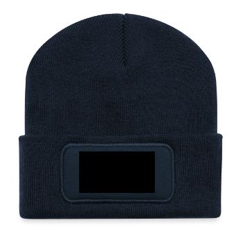 blackbar - Recycelte Patch Beanie - French Navy - Vorne
