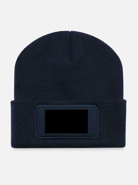 blackbar - Recycelte Patch Beanie - French Navy