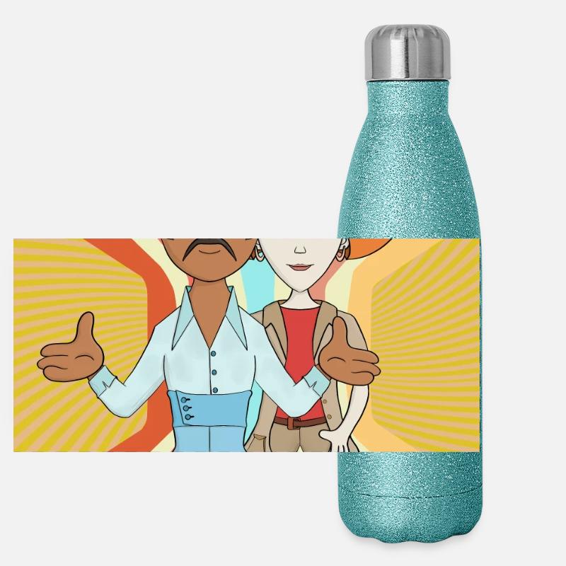 Ramener Gourde isotherme panoramique pailletée 500 ml