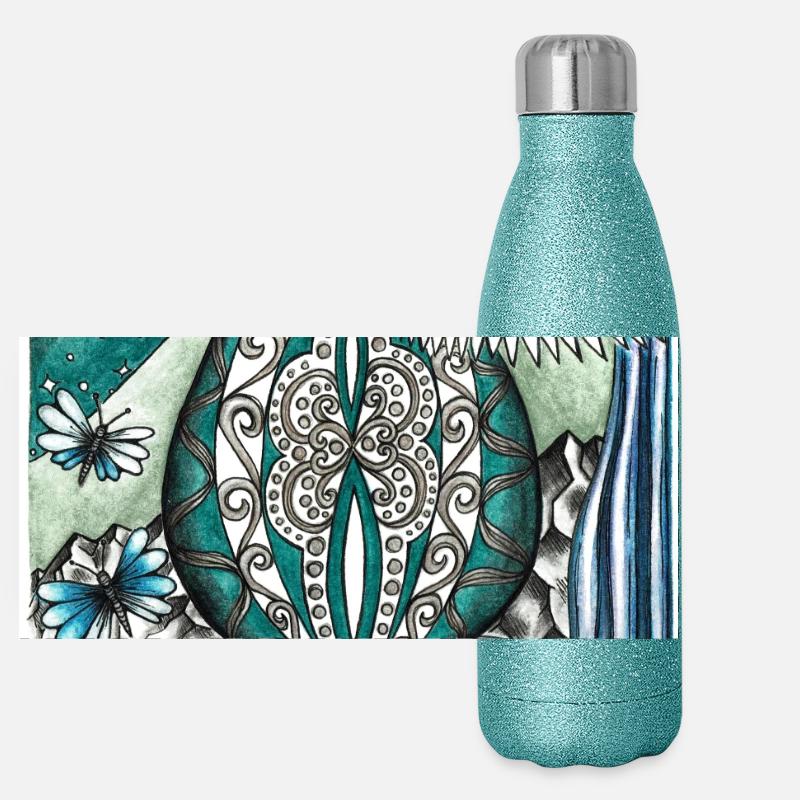 The Chariot Panoramic Glitter Thermal Bottle 500 ml